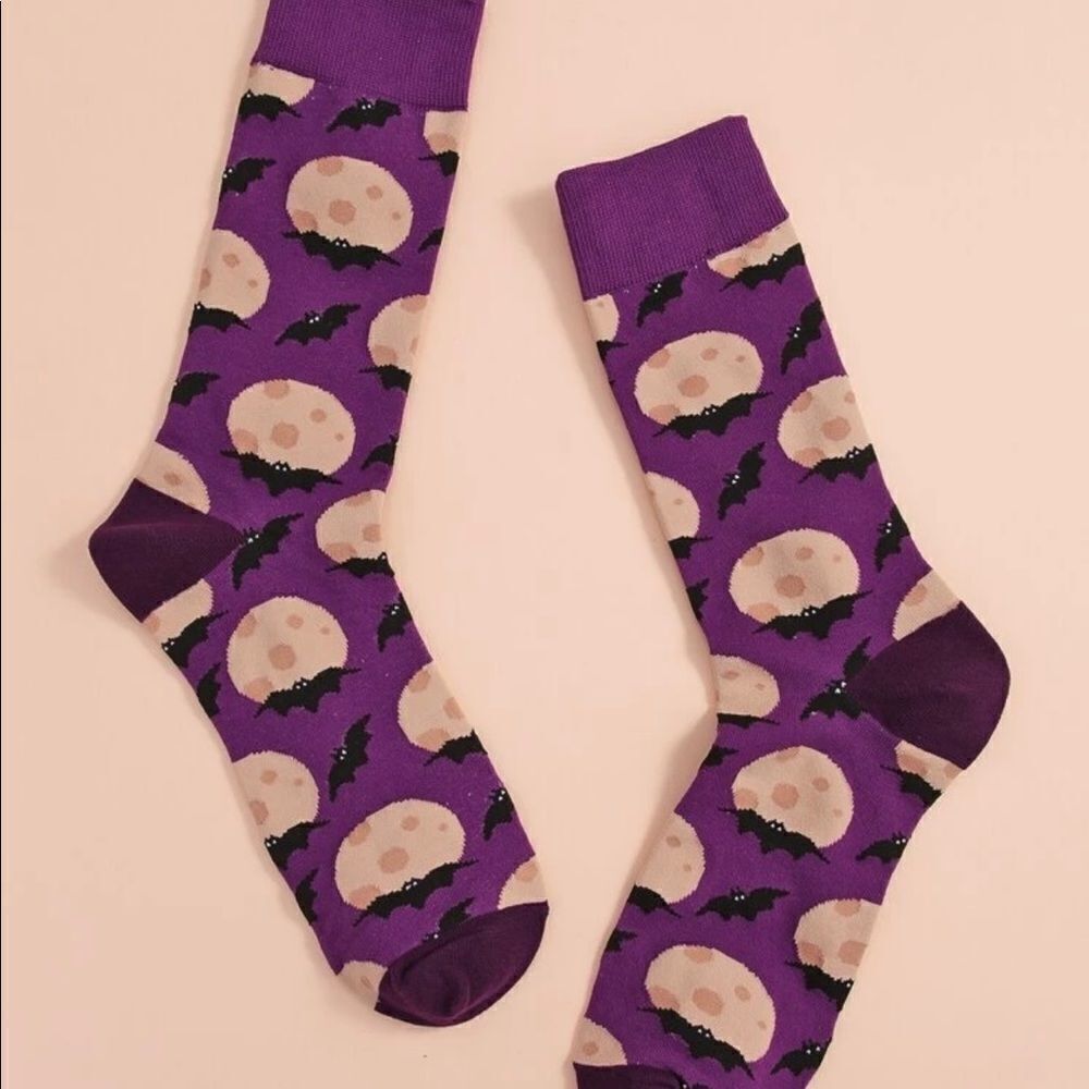 Cute Bat Statement Socks